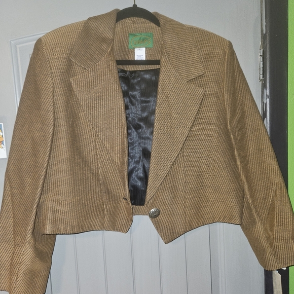 NWT Vitange WRAPS Indian embroidered jacket Large Native American Chief Western - Picture 2 of 8